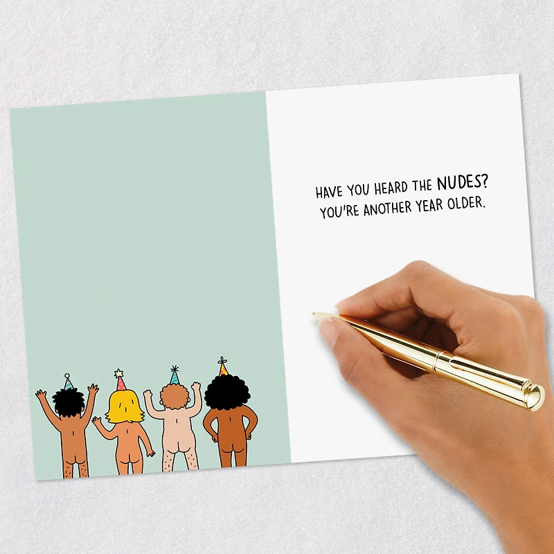 Have You Heard the Nudes Funny Birthday Card for only USD 3.99 | Hallmark