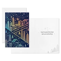 Sparkling Homes at Night Boxed Christmas Cards, Pack of 16 for only USD 12.49 | Hallmark