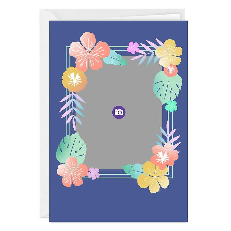 Bold and Bright Floral Frame Custom Card for only USD 4.99 | Hallmark