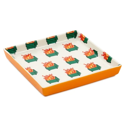 Dumpster Fire Funny Trinket Tray for only USD 16.99 | Hallmark