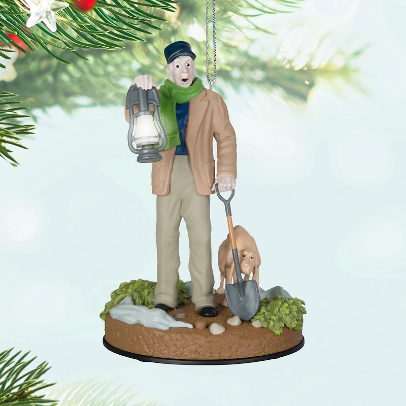 Disney The Haunted Mansion Collection The Caretaker and His Dog Ornament With Light and Sound for only USD 49.99 | Hallmark