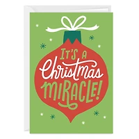 It's a Miracle Funny Custom Christmas Card for only USD 4.99 | Hallmark