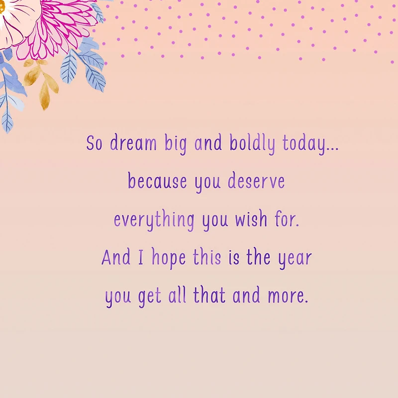 You Deserve Everything You Wish For Birthday Card for Sister for only USD 4.59 | Hallmark
