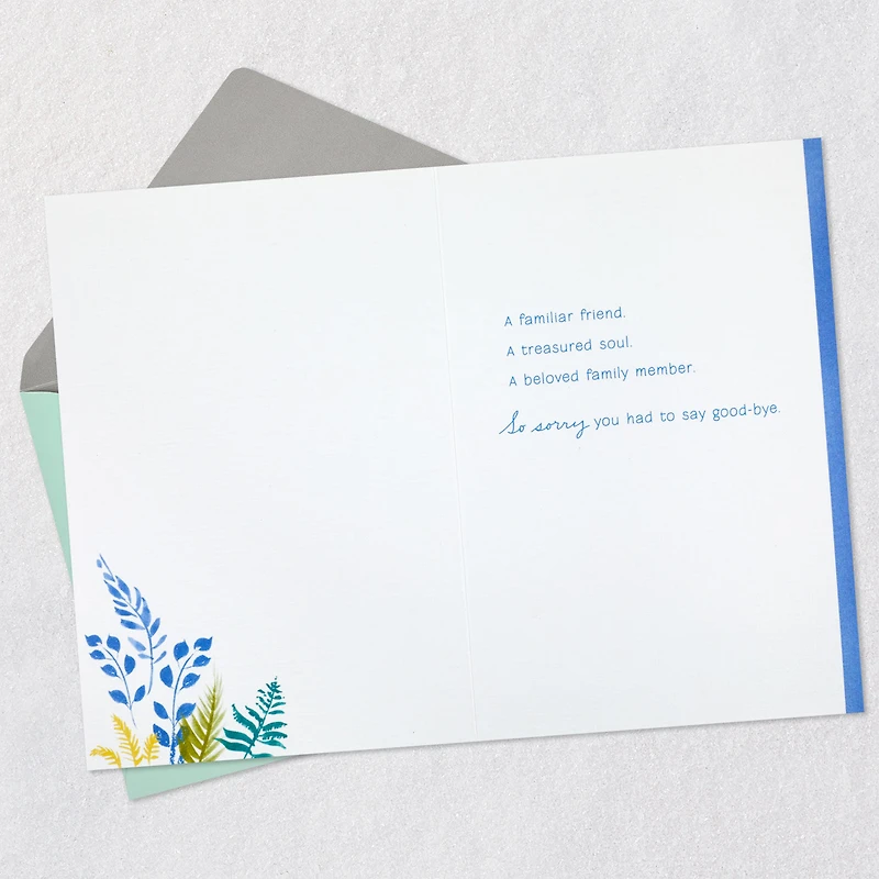 Sunlit Forest Sympathy Card for Loss of Cat for only USD 3.59 | Hallmark