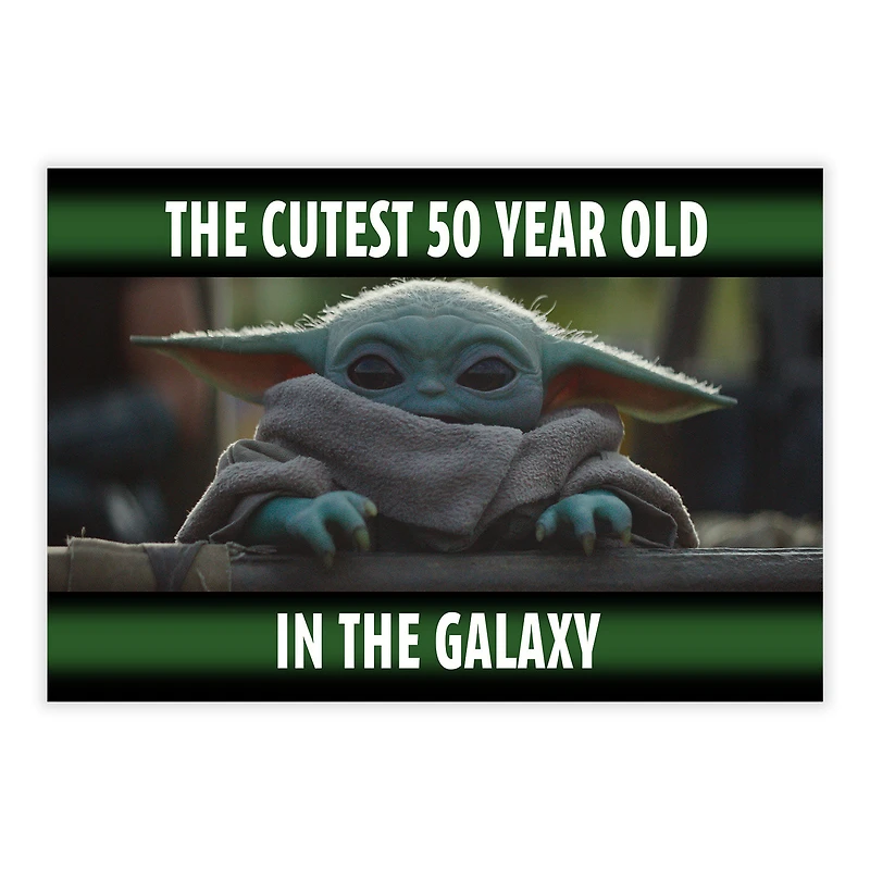 Star Wars: The Mandalorian™ Cutest in the Galaxy Custom Birthday Card for only USD 4.99 | Hallmark