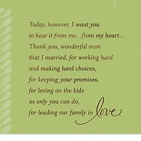 My Heart Thanks God for You Religious Father's Day Card for Husband for only USD 6.99 | Hallmark
