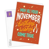 November Wishes Custom Birthday Card for only USD 4.99 | Hallmark