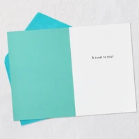A Toast to You Funny Congratulations Card for only USD 3.99 | Hallmark