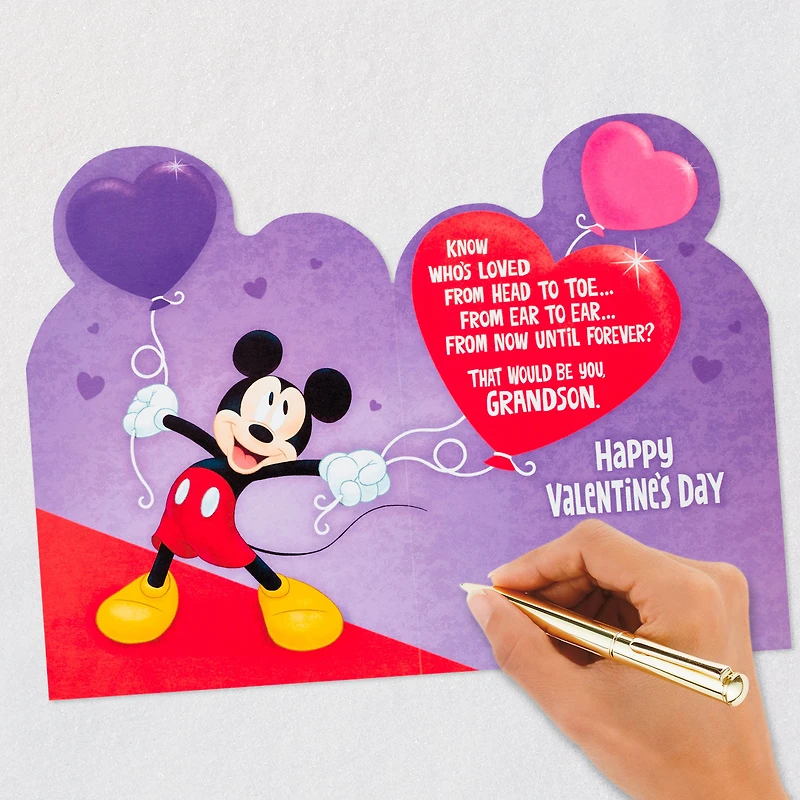 Disney Mickey Mouse So Loved Valentine's Day Card for Grandson for only USD 3.29 | Hallmark