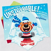 Unstoppable Fun and Love Pop-Up Christmas Card for Grandson for only USD 3.99 | Hallmark