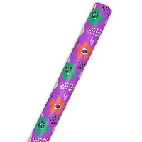 Lavender-Scented Bold Flowers on Purple Wrapping Paper Roll, 15 sq. ft. for only USD 5.99 | Hallmark