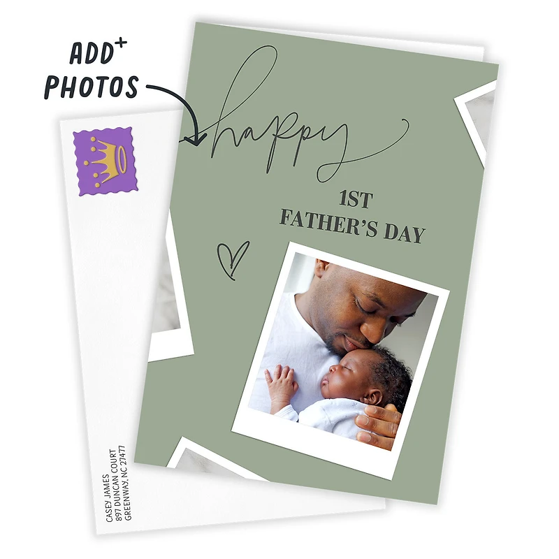 Happy 1st Instant-Photo Frame Custom Father's Day Card for only USD 4.99 | Hallmark