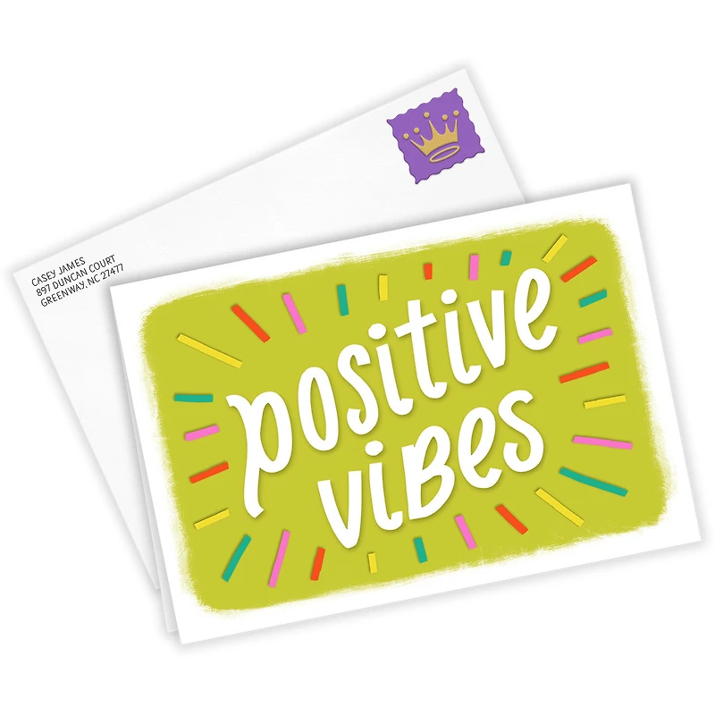 Positive Vibes Custom Card for only USD 4.99 | Hallmark