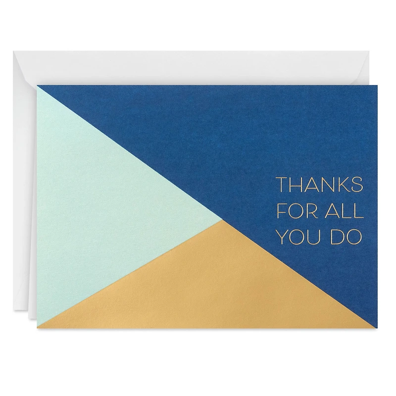 Modern Geometric Boxed Blank Thank-You Notes, Pack of 10 for only USD 12.49 | Hallmark