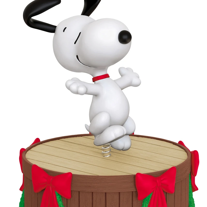 Mini The Peanuts® Gang Dancing Snoopy ShowToppers Musical Tree Topper With Light, 4" for only USD 37.99 | Hallmark