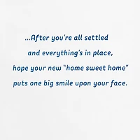 Home Sweet Home and a Smile New Home Card for only USD 5.59 | Hallmark
