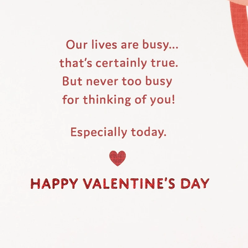 Never Too Busy for You Long-Distance Valentine's Day Card for only USD 5.59 | Hallmark
