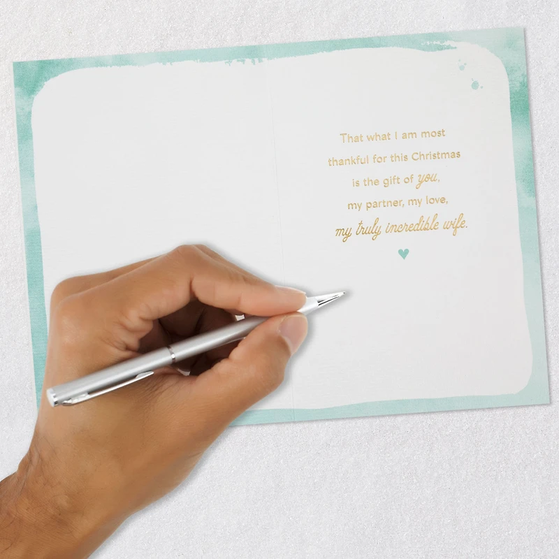 Thankful for the Gift of You Christmas Card for Wife for only USD 7.99 | Hallmark