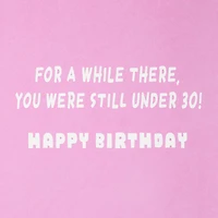 Glittery Numbers Funny 30th Birthday Card for only USD 5.99 | Hallmark