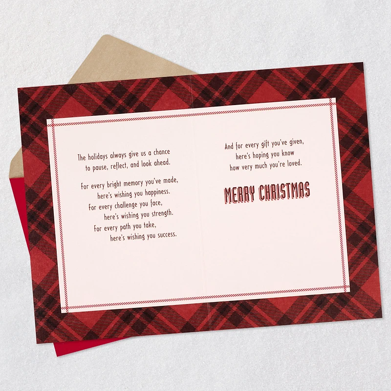 Wishing You Happiness, Success and Love Christmas Card for Son for only USD 6.99 | Hallmark