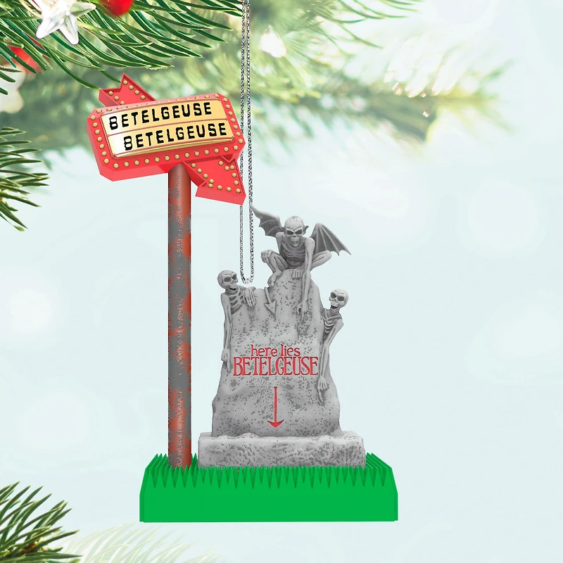 Beetlejuice™ Here Lies Beetlejuice™ Ornament With Light for only USD 28.99 | Hallmark