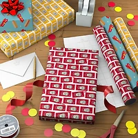 Oscar Mayer™ and Heinz Condiments 3-Pack Wrapping Paper Mini Roll Bundle, 45 sq. ft. total for only USD 11.99 | Hallmark