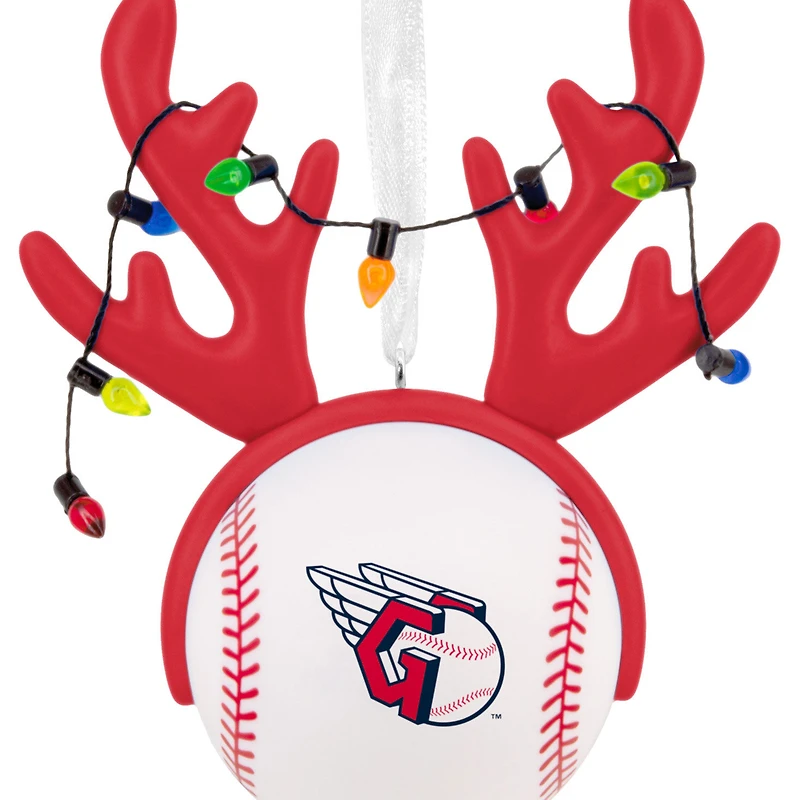MLB Cleveland Guardians™ Reindeer Baseball Hallmark Ornament for only USD 12.99 | Hallmark