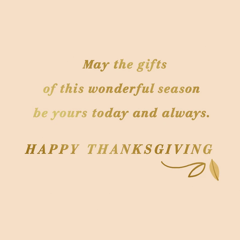 Gifts of the Season Thanksgiving Card for only USD 2.99 | Hallmark