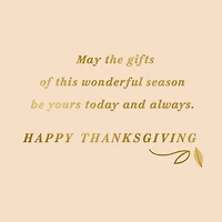 Gifts of the Season Thanksgiving Card for only USD 2.99 | Hallmark