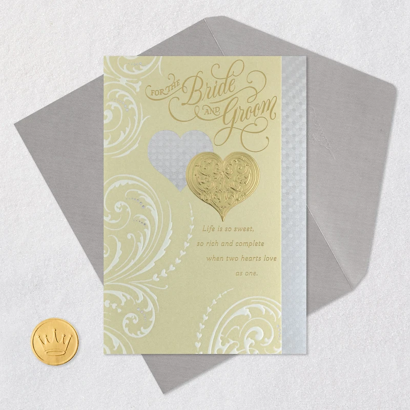 When Two Hearts Love as One Wedding Card from Us for only USD 5.99 | Hallmark