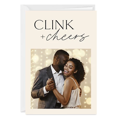 Personalized Clink and Cheers Congratulations Photo Card for only USD 4.99 | Hallmark