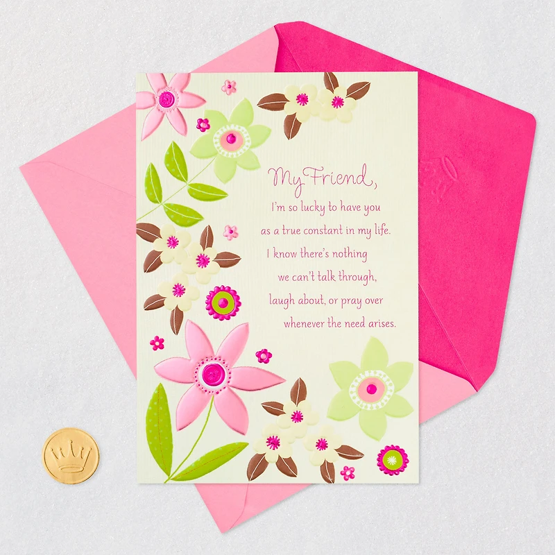 So Lucky to Have a Friend Like You Birthday Card for Her for only USD 5.99 | Hallmark