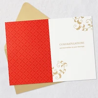 Red and Gold Lanterns Wedding Card for only USD 4.99 | Hallmark