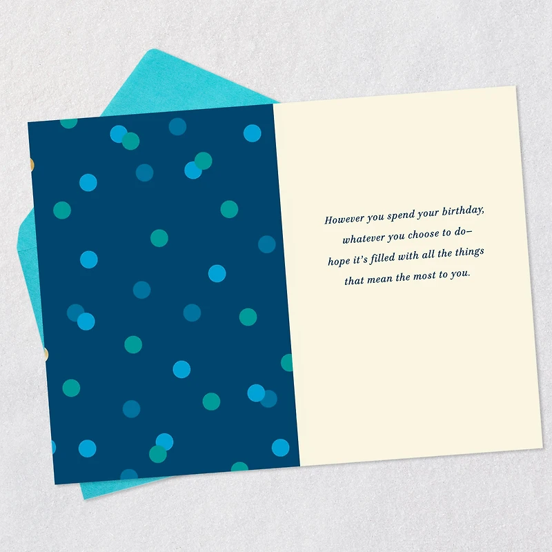 A Day Filled With What Means the Most to You Birthday Card for only USD 2.50 | Hallmark
