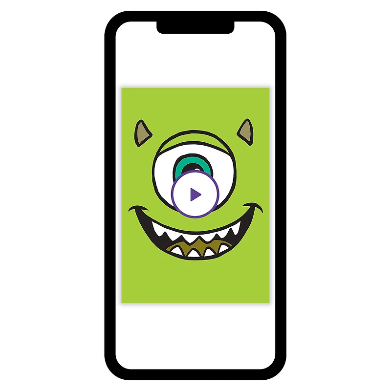 Disney/Pixar Monsters, Inc. Mike Wazowski Face Custom Card for only USD 4.99 | Hallmark