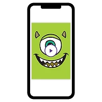 Disney/Pixar Monsters, Inc. Mike Wazowski Face Custom Card for only USD 4.99 | Hallmark