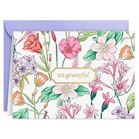 So Grateful Floral Blank Thank You Notes, Pack of 10 for only USD 10.49 | Hallmark