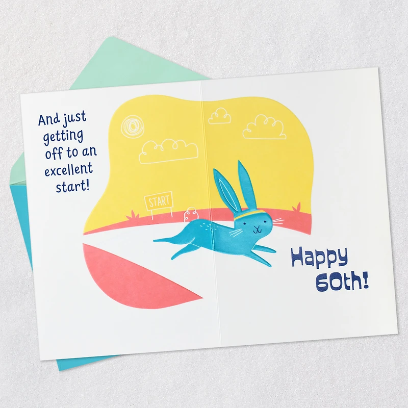 You’re Off to an Excellent Start 60th Birthday Card for only USD 4.99 | Hallmark
