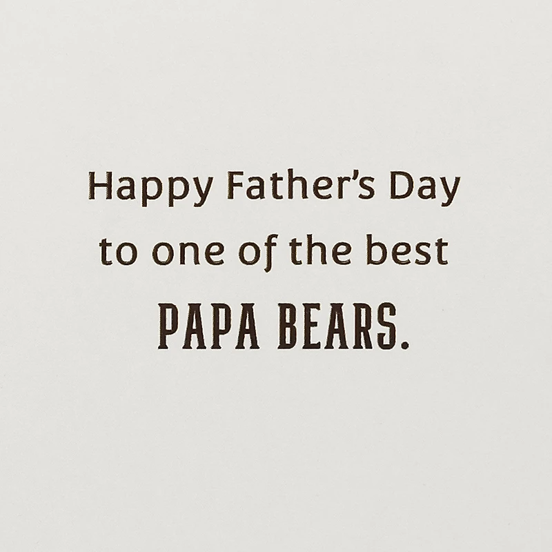 One of the Best Papa Bears Father's Day Card for only USD 7.99 | Hallmark