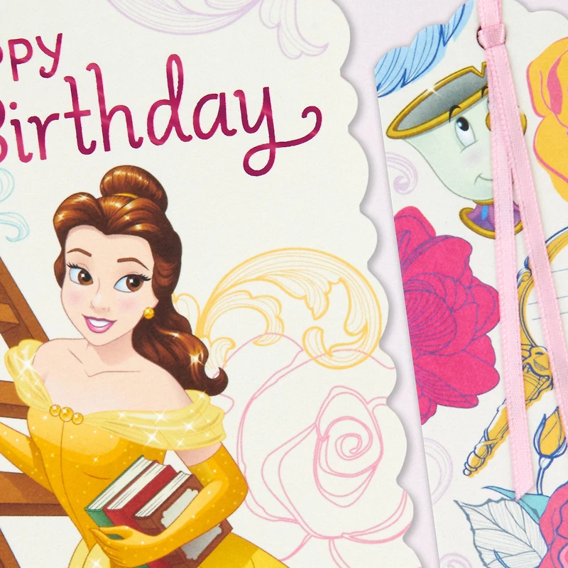 Disney Beauty and the Beast So Much More Than a Princess Birthday Card With Bookmark for only USD 6.99 | Hallmark