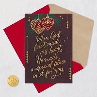 God Made a Special Place in My Heart for You Romantic Religious Christmas Card for only USD 4.59 | Hallmark