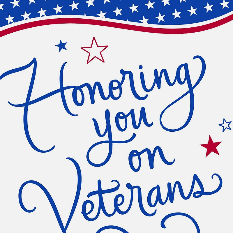 Honoring You Veterans Day Card for only USD 0.99 | Hallmark