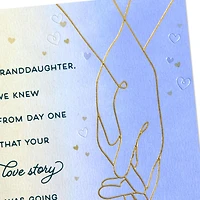 Celebrating Your Love Story Anniversary Card for Granddaughter and Spouse for only USD 5.59 | Hallmark