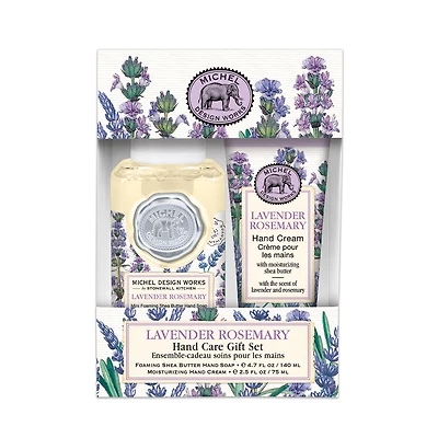 Michel Design Works Lavender Rosemary Foaming Soap and Hand Cream Gift Set for only USD 18.99 | Hallmark