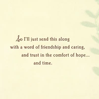 A Word of Friendship and Caring Sympathy Card for only USD 6.59 | Hallmark