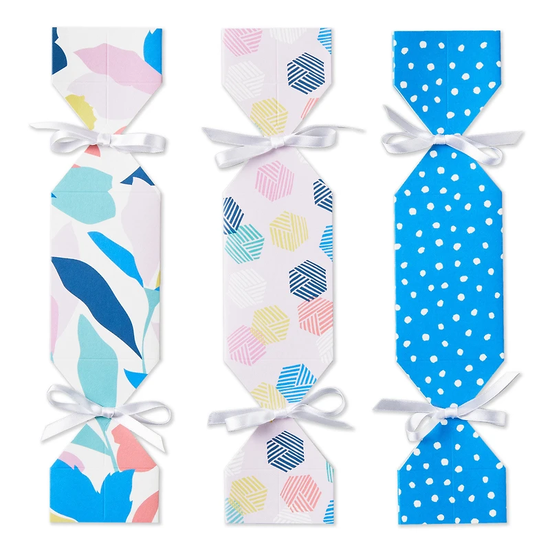 Colorful Dots and Flowers Candy-Shaped Party Favor Boxes, Set of 3 for only USD 6.99 | Hallmark