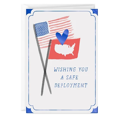 Wishing You a Safe Deployment Military Goodbye Card for only USD 2.99 | Hallmark