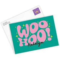 Retro Sparkling Woo Hoo Custom Birthday Card for only USD 4.99 | Hallmark