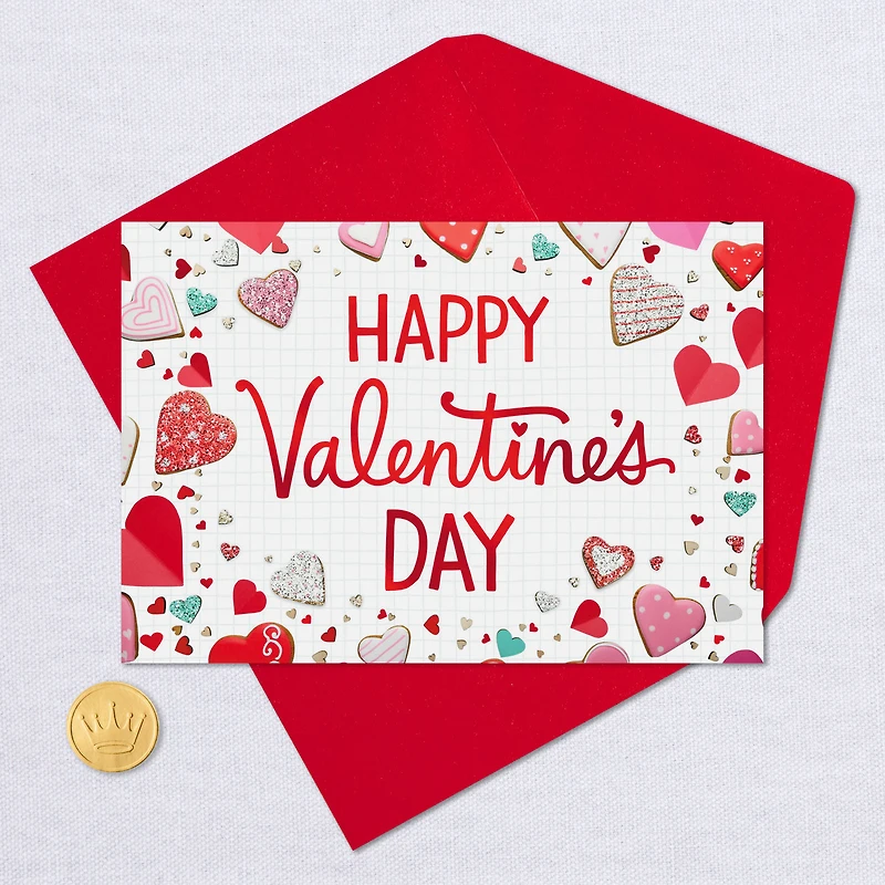 Heart Cookies Sweet Joys Valentine's Day Card for only USD 2.00 | Hallmark