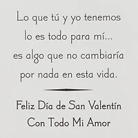 Love What We Have Spanish-Language Romantic Valentine's Day Card for only USD 4.99 | Hallmark